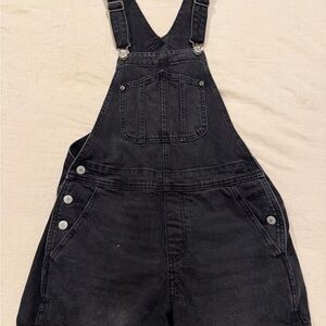Denim Overall shorts